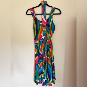 Size 4 Trashy Diva Rainbow Bright Lucky Aloha Dress